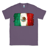 Lavender Mexican Flag Classic Tee - texasbilliewilder