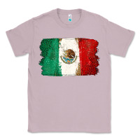 Lilac Mexican Flag Classic Tee - texasbilliewilder