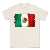 Natural Mexican Flag Classic Tee - texasbilliewilder