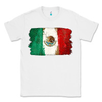 White Mexican Flag Classic Tee - texasbilliewilder
