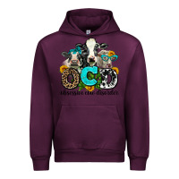 Mauve Wine ocd obsessive cow disorder Urban Hoodie - AdoDesignShop