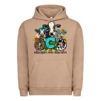 Pigment Burro ocd obsessive cow disorder Urban Hoodie - AdoDesignShop