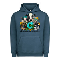Pigment Midnight Navy ocd obsessive cow disorder Urban Hoodie - AdoDesignShop