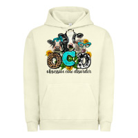 Pigment Pistachio ocd obsessive cow disorder Urban Hoodie - AdoDesignShop