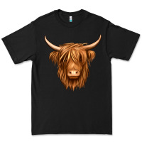 Black long haired cow Premium Tee - Jasminsmagicworld