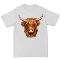 Dove Grey long haired cow Premium Tee - Jasminsmagicworld
