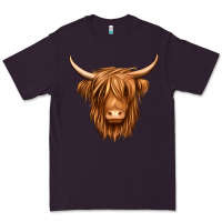 Plum long haired cow Premium Tee - Jasminsmagicworld