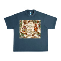 Midnight Navy no talkie before coffee with gnomies Urban Heavy Tee - TumblerDesignByShophia