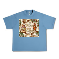 Pebble Blue no talkie before coffee with gnomies Urban Heavy Tee - TumblerDesignByShophia