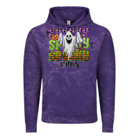 Cloud Purple spooky spooky spooky vibes Vintage Hoodie - CowGirlArtShop