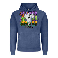 Vintage Denim spooky spooky spooky vibes Vintage Hoodie - CowGirlArtShop