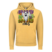 Vintage Mustard spooky spooky spooky vibes Vintage Hoodie - CowGirlArtShop