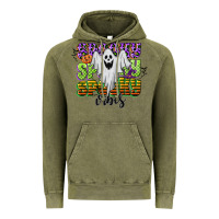 Spooky Spooky Spooky Vibes Vintage Hoodie | Teevron