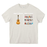 Cream Guitars How it Started How It's Going Guitar Players Funny Heavy Core Tee - minhPixels