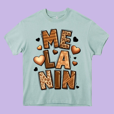 Melanin Heavy Core Tee Designed By Lillyallendesigns