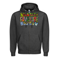 Charcoal Heather Santa's Favorite Rad Tech Zipper Hoodie - CowhideDigitalArt