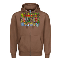 Chestnut Santa's Favorite Rad Tech Zipper Hoodie - CowhideDigitalArt