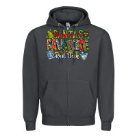 Smoke Santa's Favorite Rad Tech Zipper Hoodie - CowhideDigitalArt