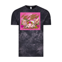 Cloud Black pigs Vintage Tee - TumblerDesignByShophia