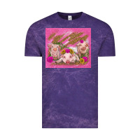Cloud Purple pigs Vintage Tee - TumblerDesignByShophia
