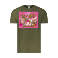 Vintage Olive pigs Vintage Tee - TumblerDesignByShophia