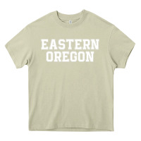 Mossy Eastern Oregon Athletic University College Alumni Heavy Core Tee - minhPixels