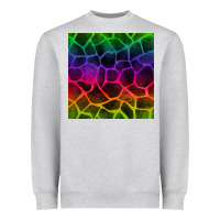 Heather Grey colorful giraffe seamless pattern Heavyweight Sweatshirt - BundleAndBundleShop