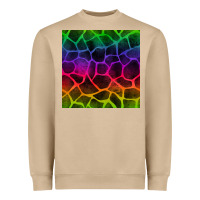 Colorful Giraffe Seamless Pattern Heavyweight Sweatshirt | Teevron