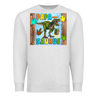 Oatmeal Heather papa saurus Premium Sweatshirt - Artiststas