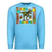 Ocean Blue papa saurus Premium Sweatshirt - Artiststas