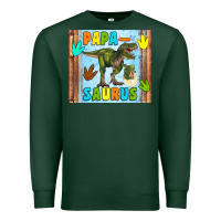 Sports Green papa saurus Premium Sweatshirt - Artiststas