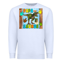 White papa saurus Premium Sweatshirt - Artiststas