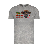Cloud Rock Merry Christmas Calf Vintage Tee - RanaPortraitStore