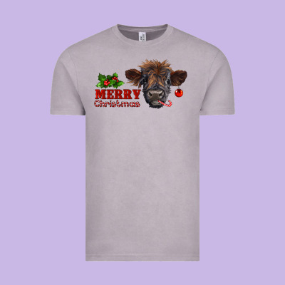 Merry Christmas Calf Vintage Tee Designed By Ranaportraitstore