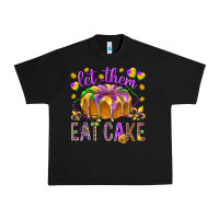 Black Let them eat cake Urban Heavy Tee - HowdyJamesFarm