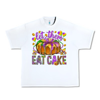 White Let them eat cake Urban Heavy Tee - HowdyJamesFarm