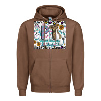Chestnut pt physical therapist Zipper Hoodie - CowhideDigitalArt