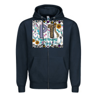 Navy pt physical therapist Zipper Hoodie - CowhideDigitalArt