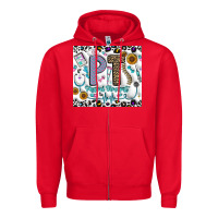 Red pt physical therapist Zipper Hoodie - CowhideDigitalArt