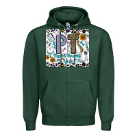 Sports Green pt physical therapist Zipper Hoodie - CowhideDigitalArt