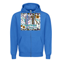 True Royal pt physical therapist Zipper Hoodie - CowhideDigitalArt