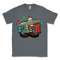 Charcoal Heather Mexican Papa Classic Tee - texasbilliewilder