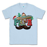 Dusty Blue Mexican Papa Classic Tee - texasbilliewilder