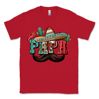 Red Mexican Papa Classic Tee - texasbilliewilder