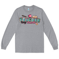 Heather Grey teacher mom Long Sleeve Tee - CowGirlArtShop