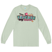 Matcha teacher mom Long Sleeve Tee - CowGirlArtShop
