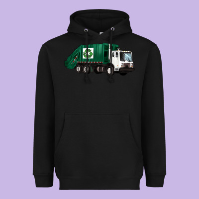 Recycle Truck Heavyweight Hoodie Designed By Artiststas