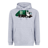 Heather Grey recycle truck Heavyweight Hoodie - Artiststas