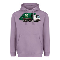 Lavender recycle truck Heavyweight Hoodie - Artiststas