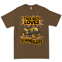 Cacao Kids Atv Outfit 4 Wheeler Mudding Gift- Boys Four Wheeler Premium Tee - minhPixels